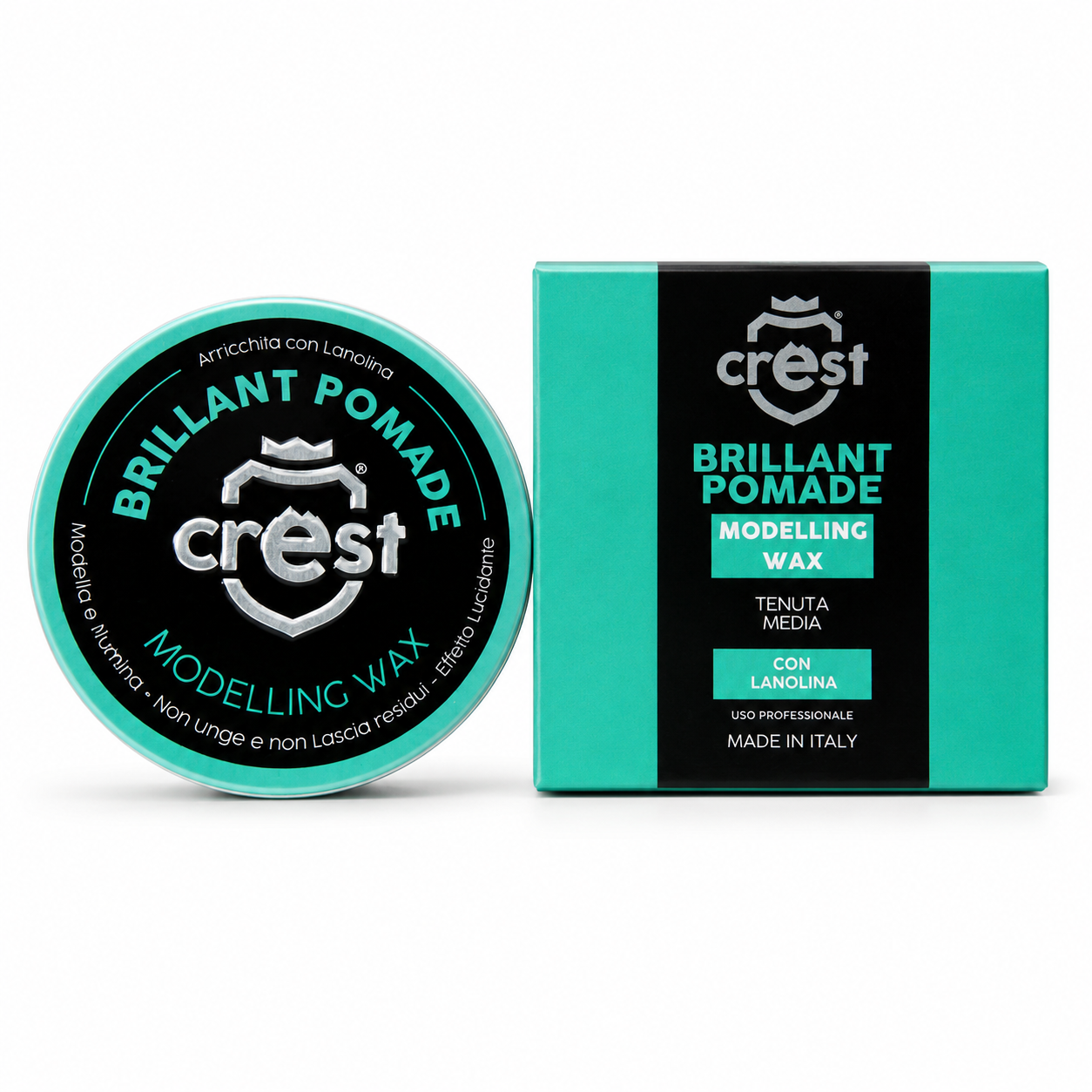 CREST Brillant Pomade 100 ml pomata capelli tenuta media 3