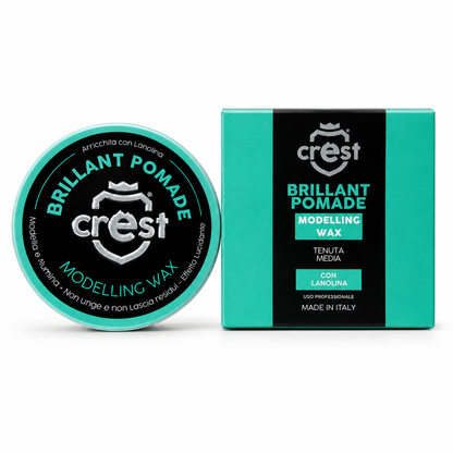 CREST Brillant Pomade 100 ml pomata capelli tenuta media 3