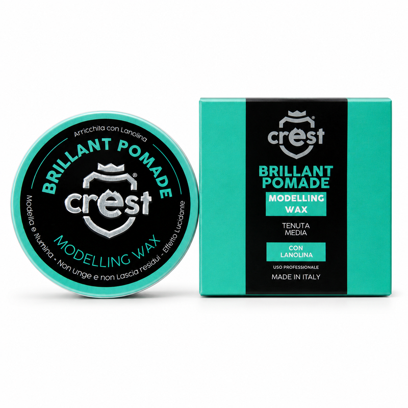 CREST Brillant Pomade 100 ml pomata capelli tenuta media 3