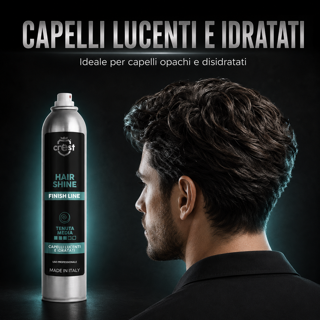 Hair Shine Spray – Spray Lucidante Anti-Crespo a Tenuta Media