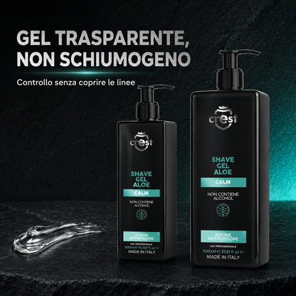 Shave Gel Aloe – Gel da Barba Trasparente Lenitivo