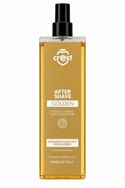 CREST After Shave Golden – Dopobarba Note Calde di Pino