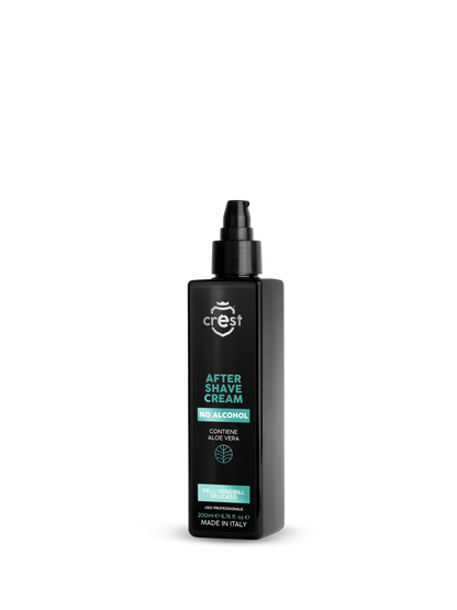 Crest After Shave Cream No Alcohol – Dopobarba Ultra Lenitivo per Pelli Sensibili