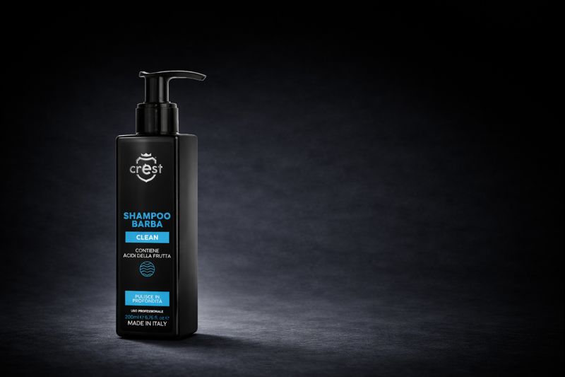 Shampoo barba Crest – detersione delicata e cura quotidiana